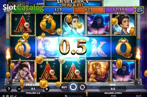 Скрин3. Demi Gods V Hold & Hit слот
