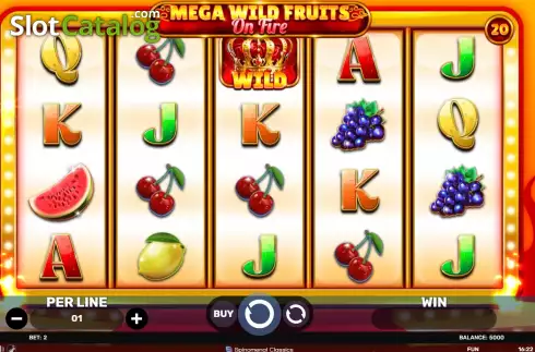 Скрин2. Mega Wild Fruits - On Fire слот