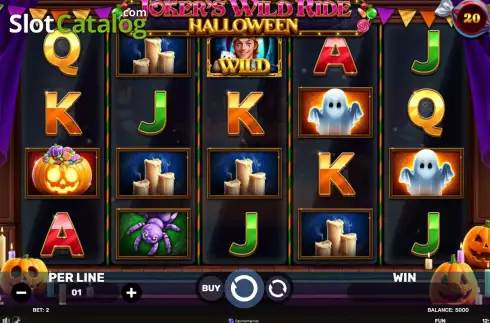 Скрин2. Joker's Wild Ride Halloween слот