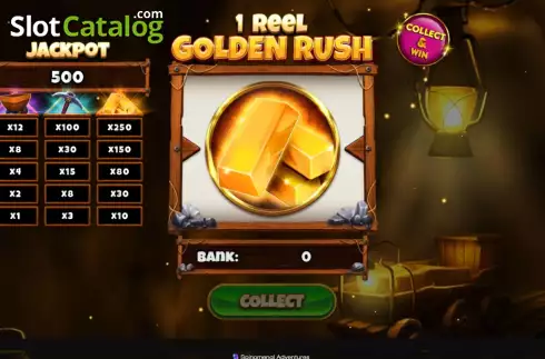 Скрин2. 1 Reel Golden Rush слот
