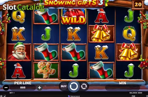 Скрин2. Snowing Gifts 3 слот