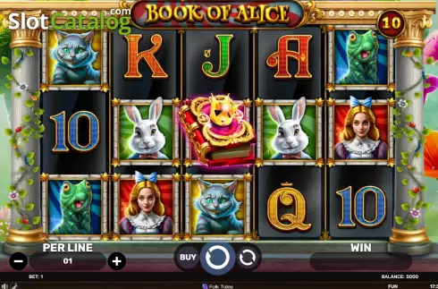 Скрин2. Book of Alice слот