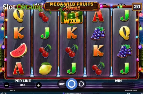 Скрин2. Mega Wild Fruits - Xmas слот