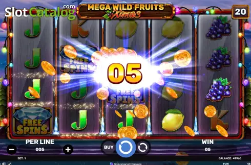 Скрин3. Mega Wild Fruits - Xmas слот