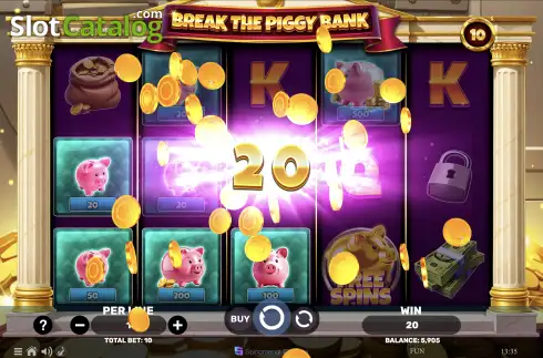 Скрин5. Break The Piggy Bank (Spinomenal) слот