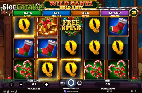 Скрин3. Wild Santa - Hold & Hit слот