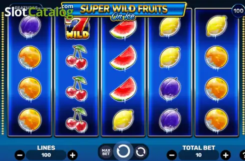 Скрин2. Super Wild Fruits - On Ice слот