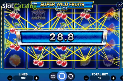 Скрин3. Super Wild Fruits - On Ice слот