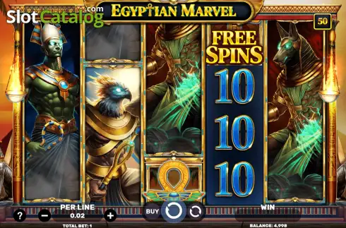Скрин2. Egyptian Marvel слот