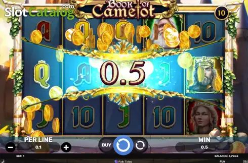 Скрин3. Book of Camelot слот