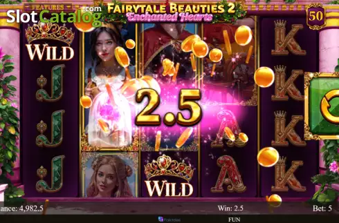 Скрин3. Fairytale Beauties 2 - Enchanted Hearts слот
