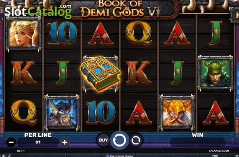 Скрин2. Book of Demi Gods 6 слот