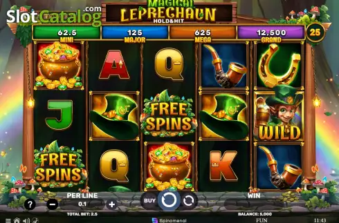 Скрин2. Magical Leprechaun - Hold & Hit слот