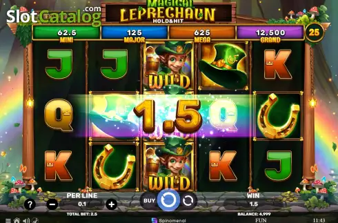 Скрин3. Magical Leprechaun - Hold & Hit слот