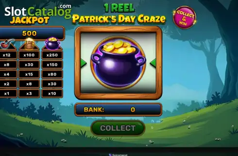Скрин2. 1 Reel - Patrick's Day Craze слот