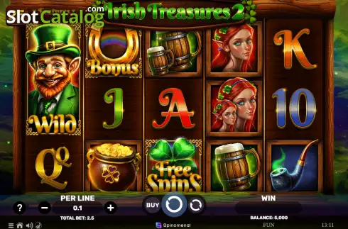 Скрин2. Irish Treasures 2 слот