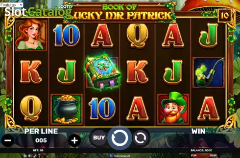 Скрин2. Book of Lucky Mr Patrick слот