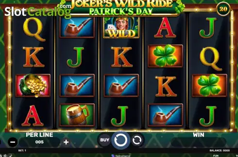 Скрин2. Joker's Wild Ride Patrick's Day слот