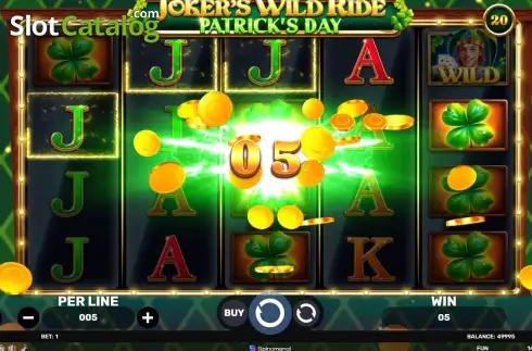 Скрин3. Joker's Wild Ride Patrick's Day слот