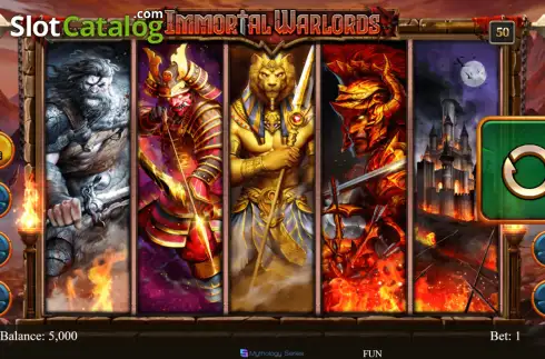 Скрин2. Immortal Warlords слот