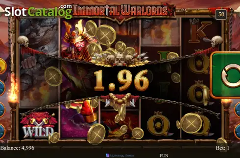 Скрин3. Immortal Warlords слот