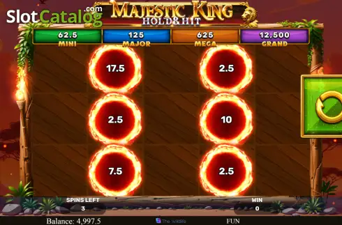 Скрин3. Majestic King - Hold & Hit слот