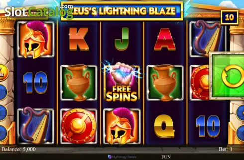 Скрин2. Zeus's Lightning Blaze слот