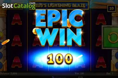 Скрин3. Zeus's Lightning Blaze слот