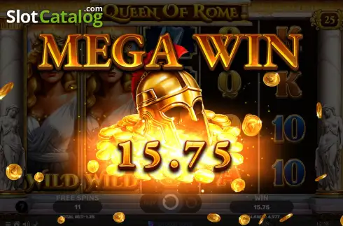 Скрин3. Queen of Rome слот