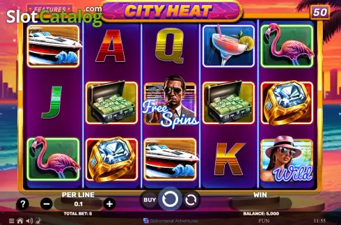 Скрин2. City Heat слот