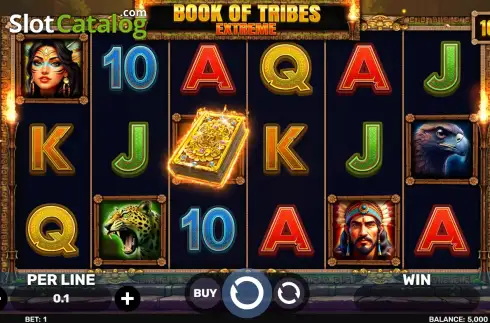 Скрин2. Book of Tribes Extreme слот