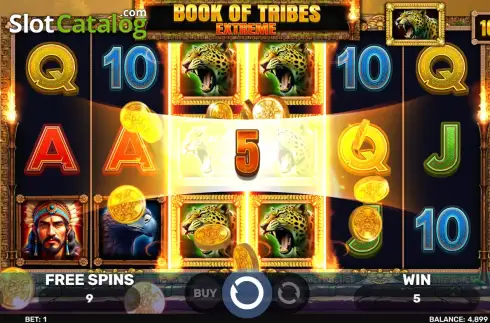 Скрин3. Book of Tribes Extreme слот