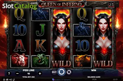 Скрин2. Queen of Inferno слот