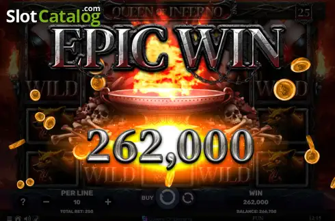 Скрин3. Queen of Inferno слот