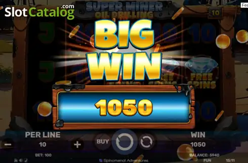 Скрин3. Super Miner - Oil Drilling слот