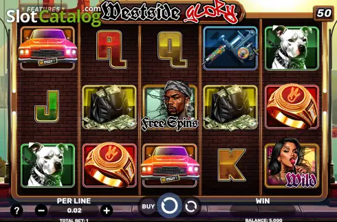 Скрин2. Westside Glory слот