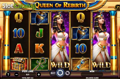 Скрин2. Queen of Rebirth слот