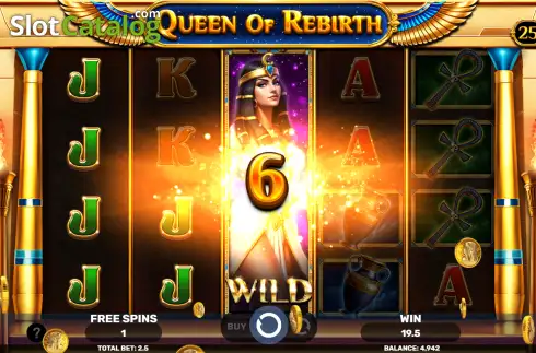 Скрин3. Queen of Rebirth слот
