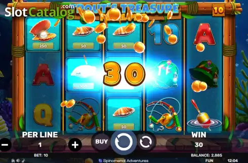 Скрин3. Trout's Treasure - Pearl Pier слот