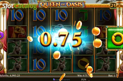 Скрин3. Queen of Oasis слот
