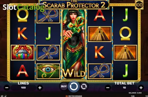 Скрин2. The Scarab Protector 2 слот