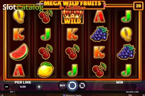 Скрин2. Mega Wild Fruits & Chillies слот
