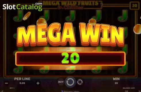 Скрин3. Mega Wild Fruits & Chillies слот