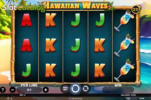 Скрин2. Hawaiian Waves слот