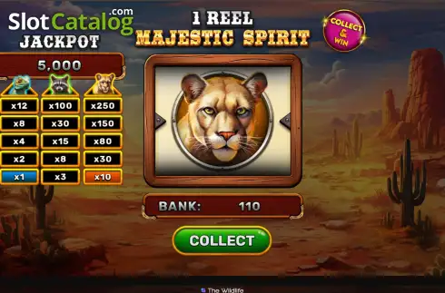Скрин3. 1 Reel - Majestic Spirit слот