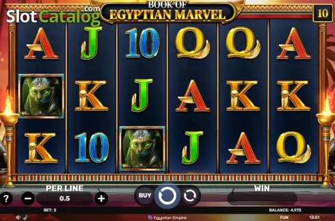 Скрин2. Book of Egyptian Marvel слот