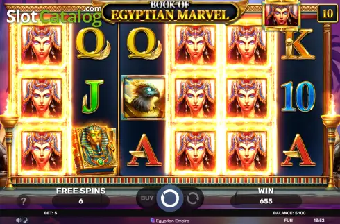 Скрин3. Book of Egyptian Marvel слот