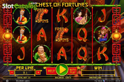 Скрин2. Chest Of Fortunes слот