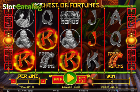 Скрин3. Chest Of Fortunes слот