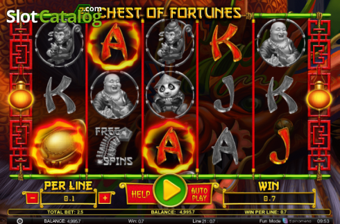 Скрин4. Chest Of Fortunes слот